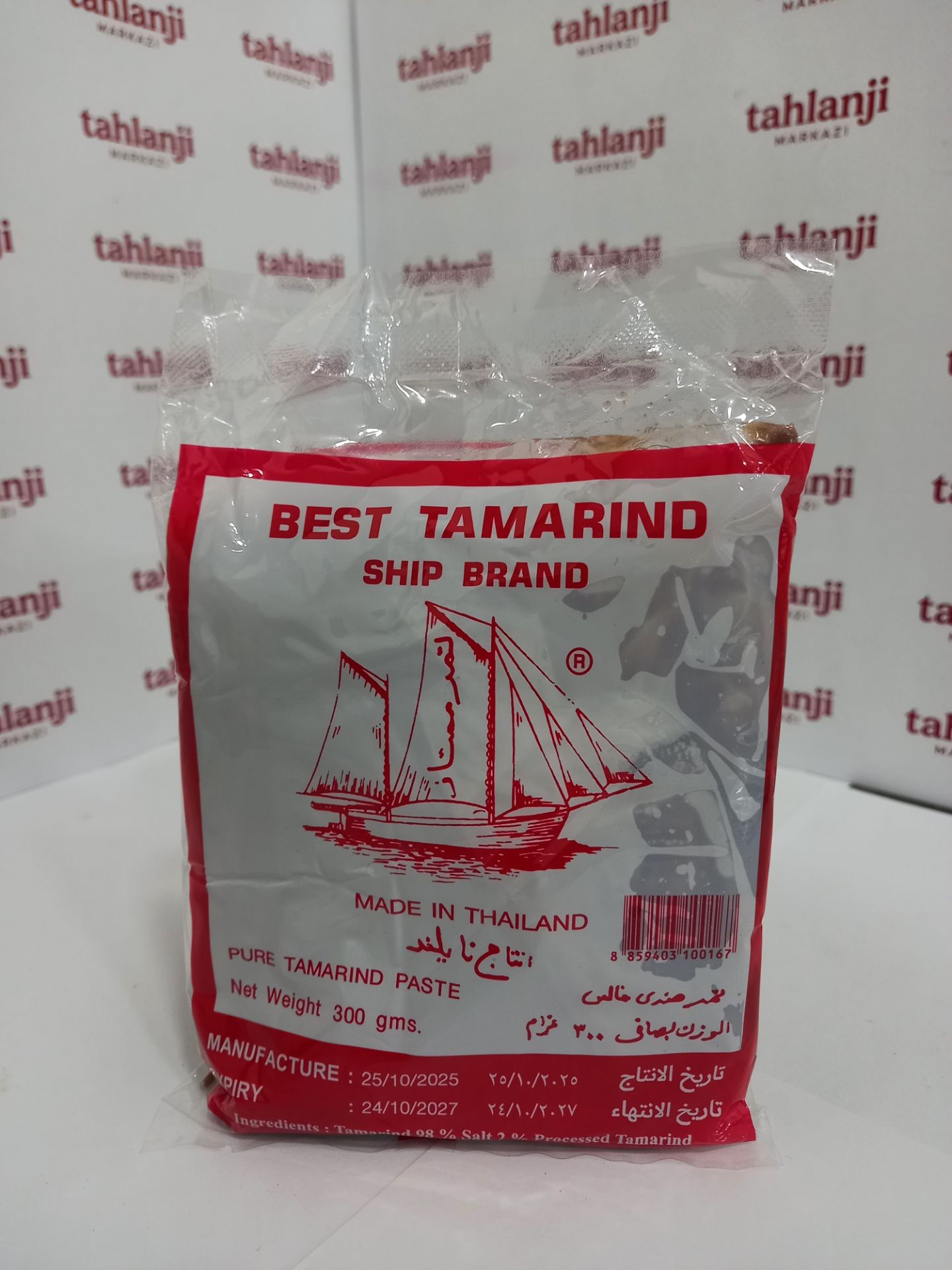 تمر هندی کشتی اصلی تایلند بسته 300 گرمی — تصویر ۲